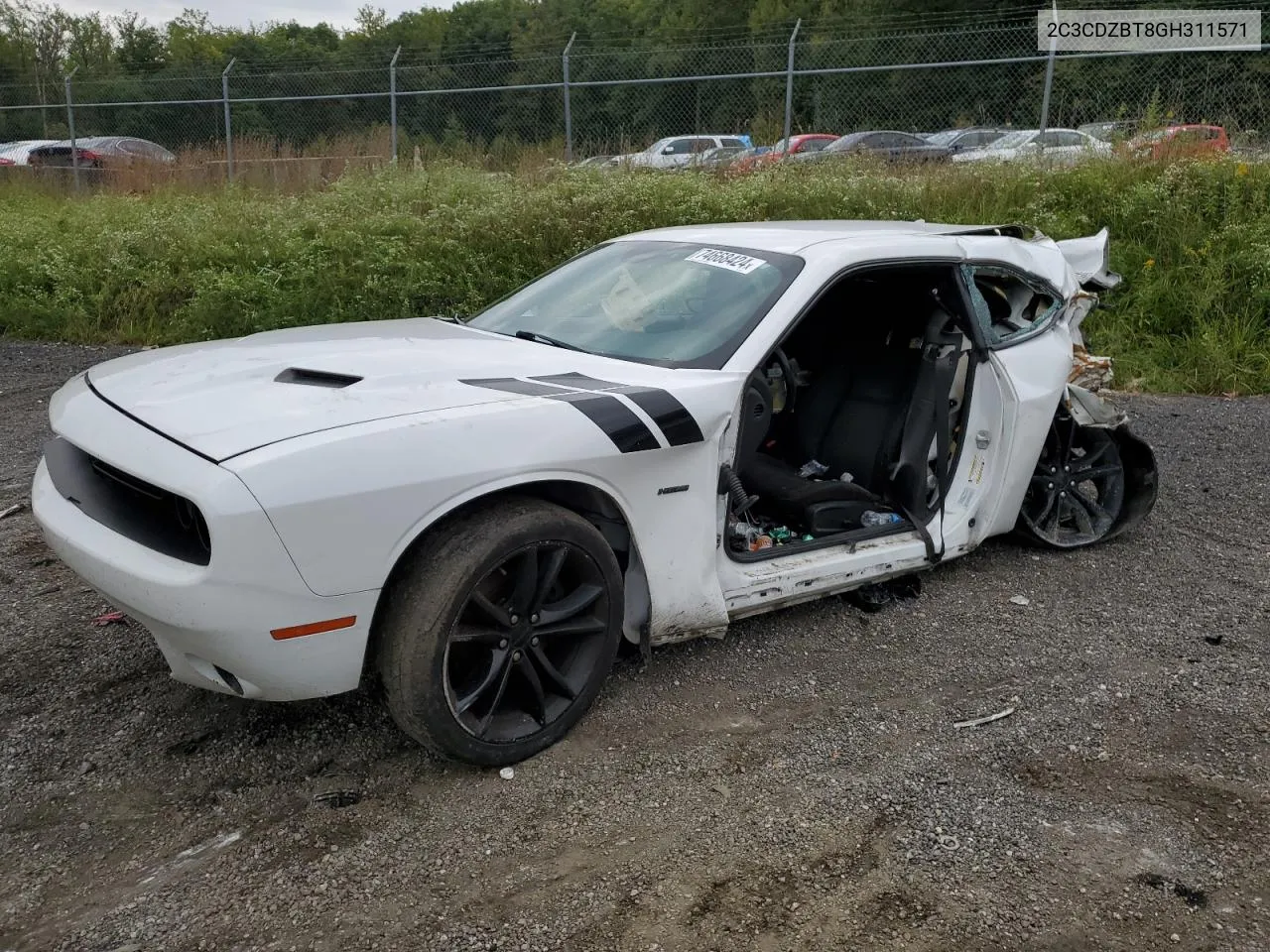 2016 Dodge Challenger R/T VIN: 2C3CDZBT8GH311571 Lot: 74668424