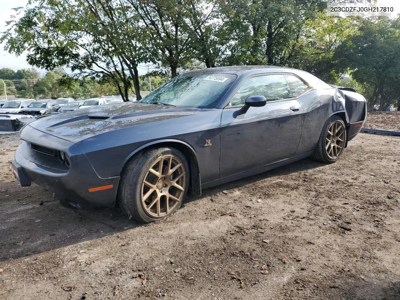 2016 Dodge Challenger R/T Scat Pack VIN: 2C3CDZFJ0GH217810 Lot: 74775994