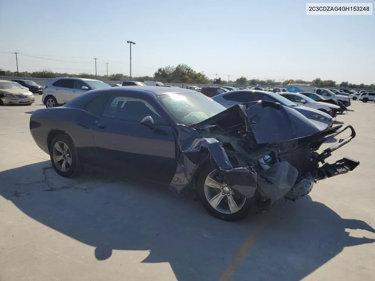 2016 Dodge Challenger Sxt VIN: 2C3CDZAG4GH153248 Lot: 74982954