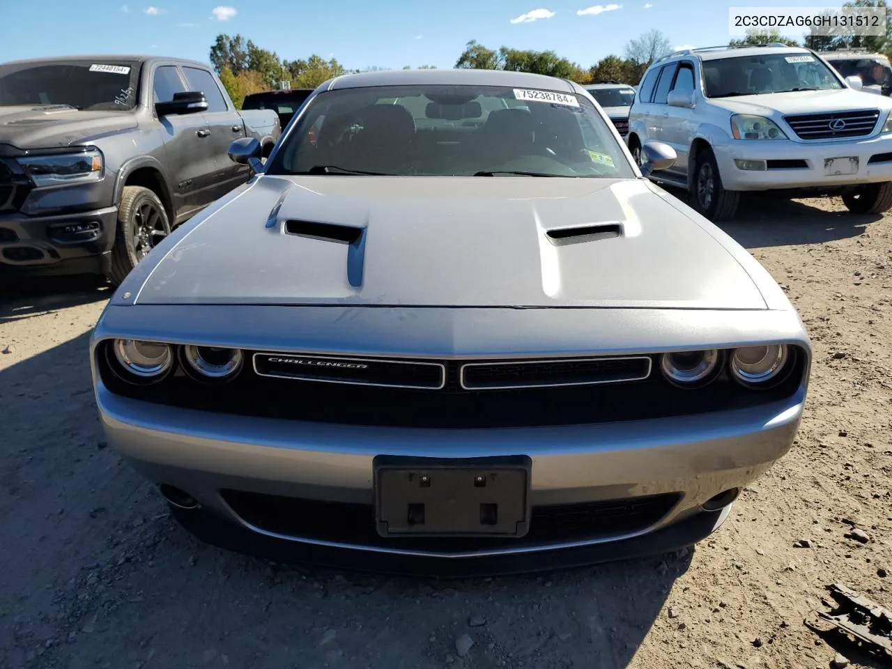 2016 Dodge Challenger Sxt VIN: 2C3CDZAG6GH131512 Lot: 75238784