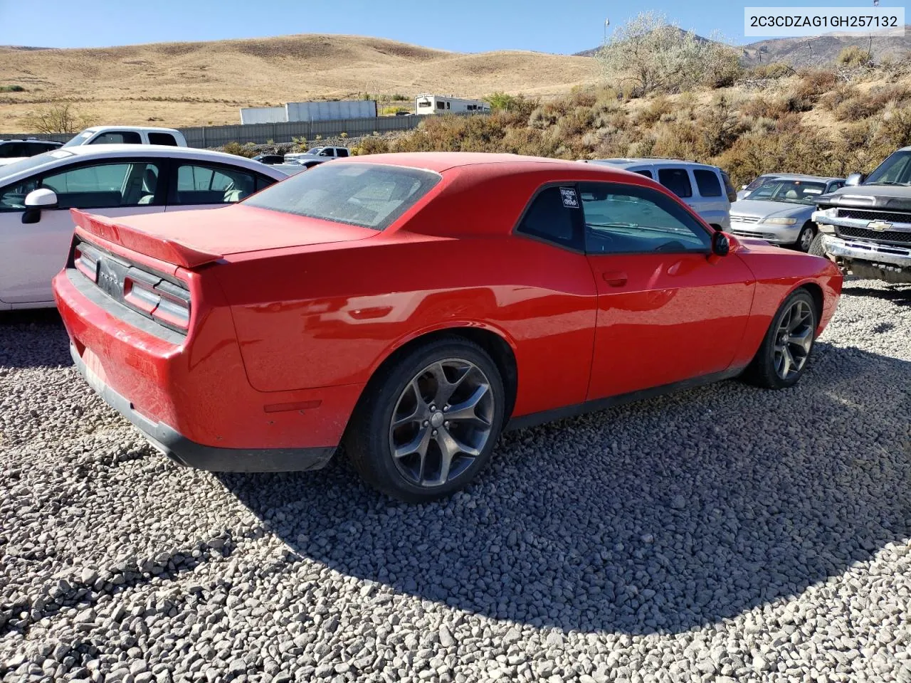 2016 Dodge Challenger Sxt VIN: 2C3CDZAG1GH257132 Lot: 75304374