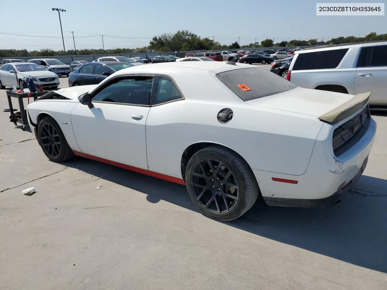 2016 Dodge Challenger R/T VIN: 2C3CDZBT1GH353645 Lot: 75397564