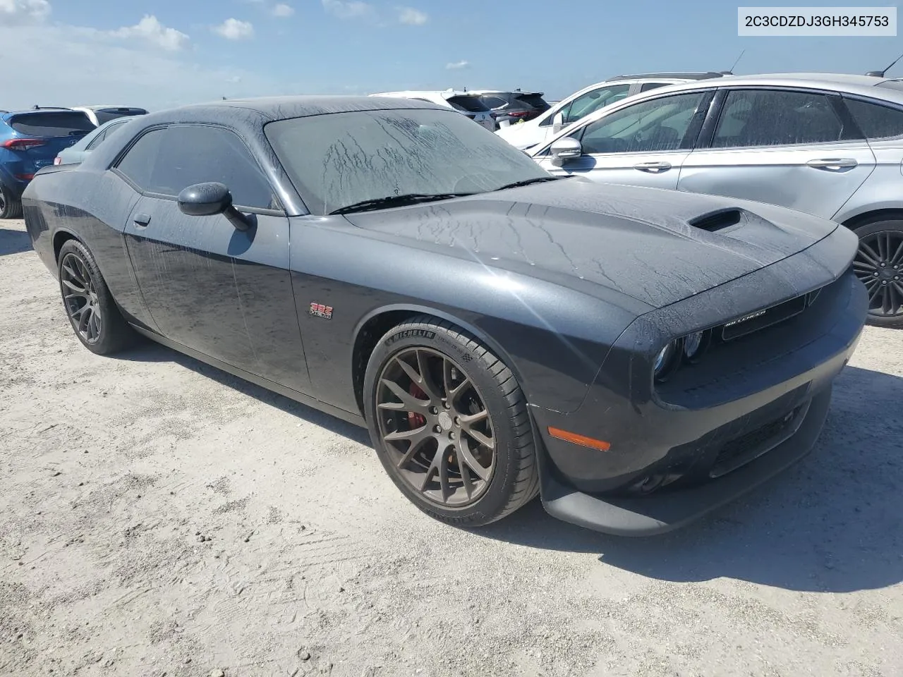 2C3CDZDJ3GH345753 2016 Dodge Challenger Srt 392