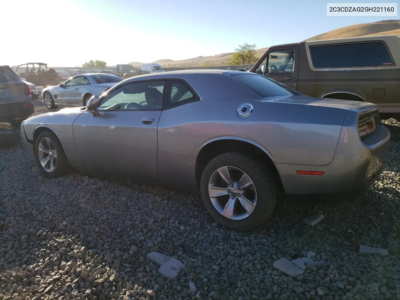 2016 Dodge Challenger Sxt VIN: 2C3CDZAG2GH221160 Lot: 76021954