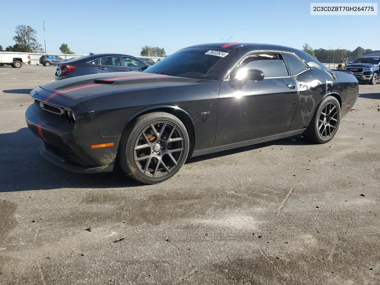 2016 Dodge Challenger R/T VIN: 2C3CDZBT7GH264775 Lot: 76033824