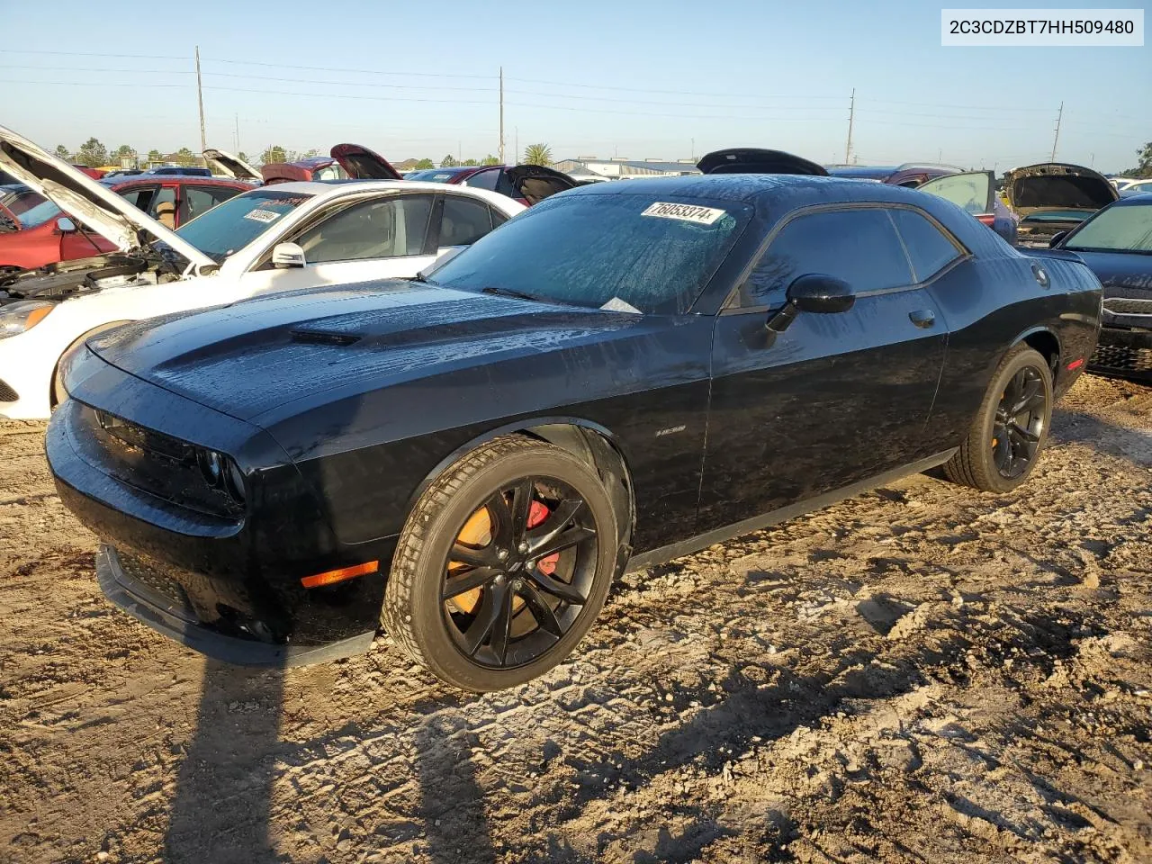 2016 Dodge Challenger R/T VIN: 2C3CDZBT7HH509480 Lot: 76053374