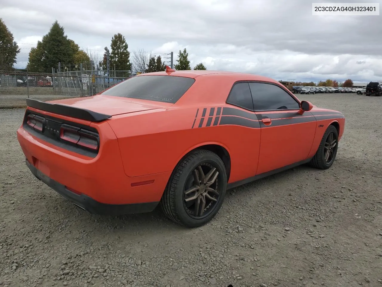 2016 Dodge Challenger Sxt VIN: 2C3CDZAG4GH323401 Lot: 76128954