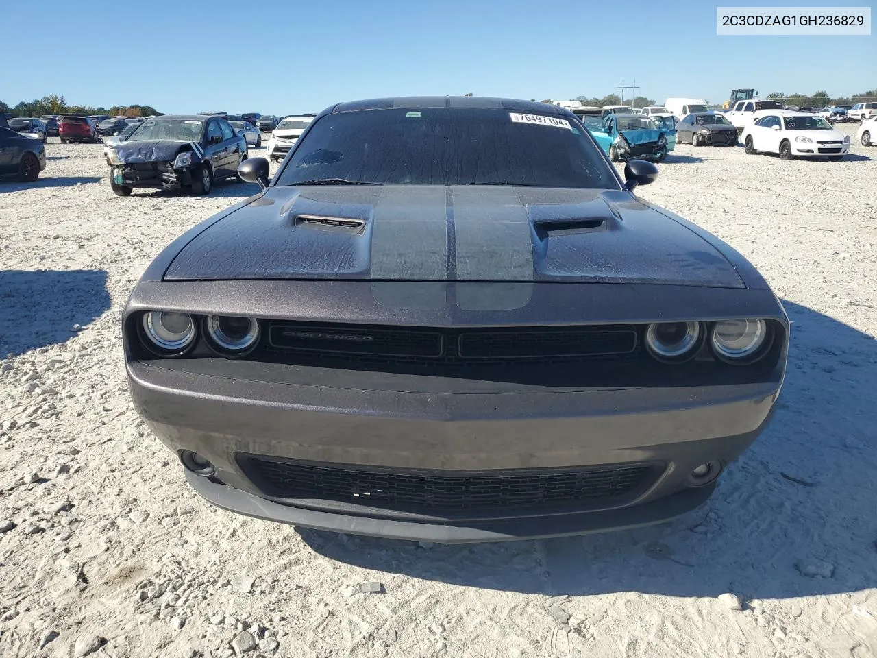 2016 Dodge Challenger Sxt VIN: 2C3CDZAG1GH236829 Lot: 76497104