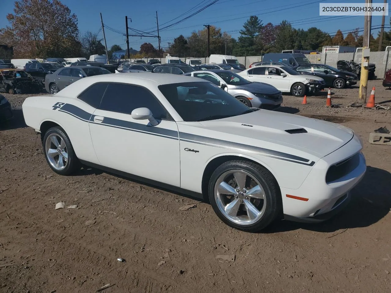 2016 Dodge Challenger R/T VIN: 2C3CDZBT9GH326404 Lot: 76576304