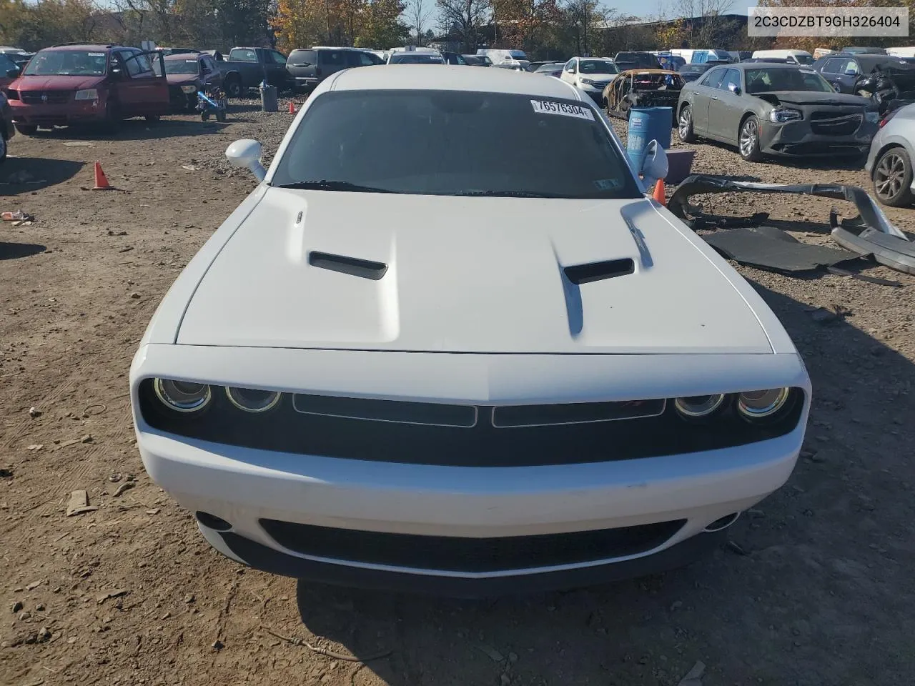 2016 Dodge Challenger R/T VIN: 2C3CDZBT9GH326404 Lot: 76576304