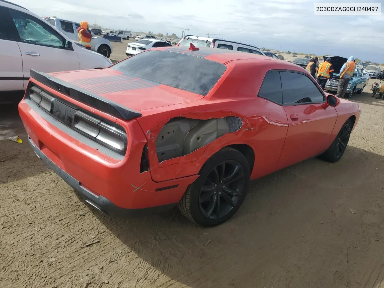 2C3CDZAG0GH240497 2016 Dodge Challenger Sxt