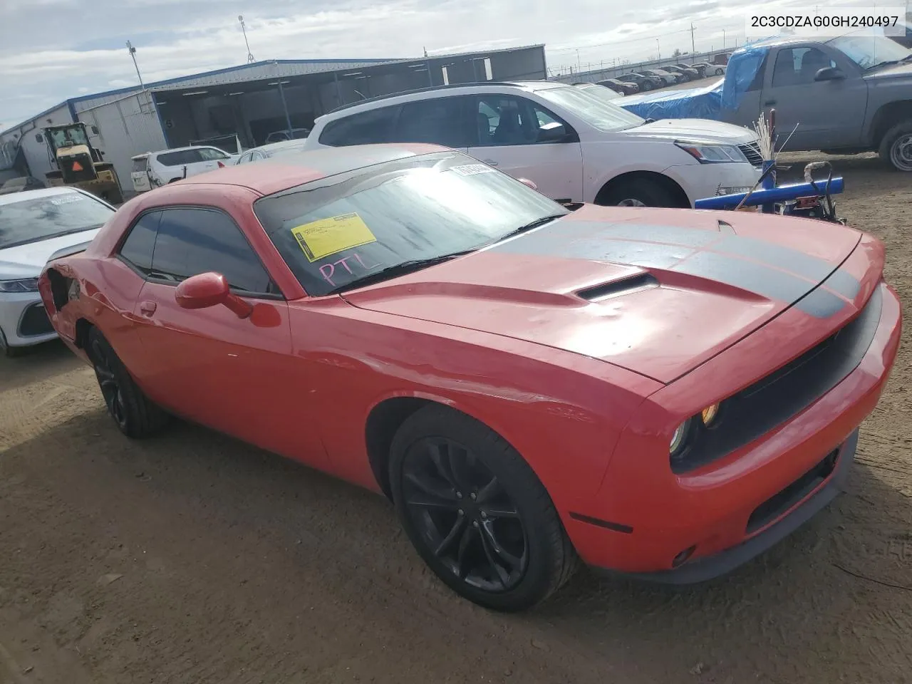 2016 Dodge Challenger Sxt VIN: 2C3CDZAG0GH240497 Lot: 76742444