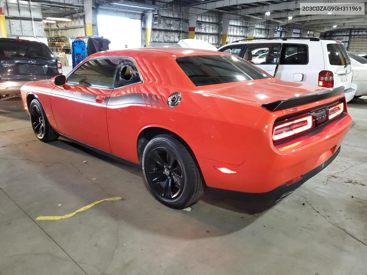 2C3CDZAG9GH311969 2016 Dodge Challenger Sxt