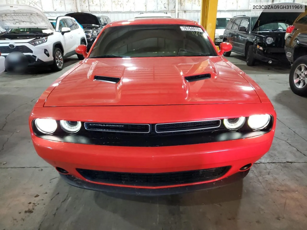 2016 Dodge Challenger Sxt VIN: 2C3CDZAG9GH311969 Lot: 76764013