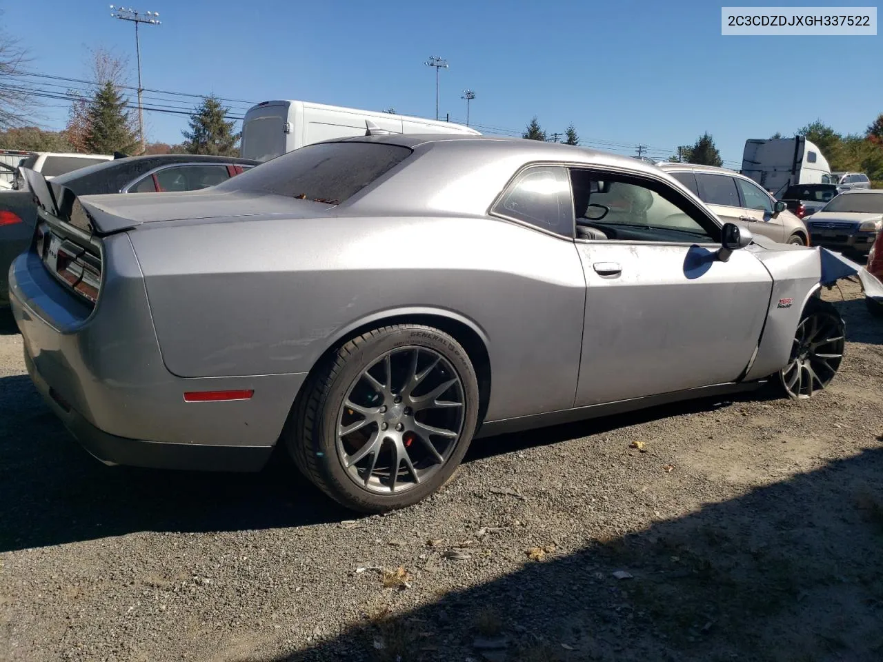 2016 Dodge Challenger Srt 392 VIN: 2C3CDZDJXGH337522 Lot: 76946934