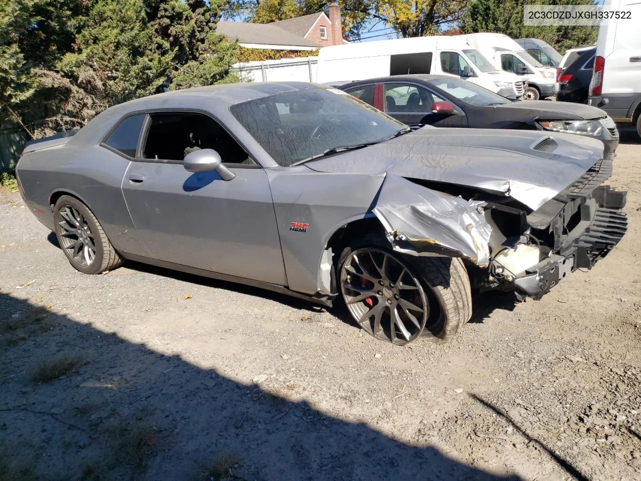 2016 Dodge Challenger Srt 392 VIN: 2C3CDZDJXGH337522 Lot: 76946934