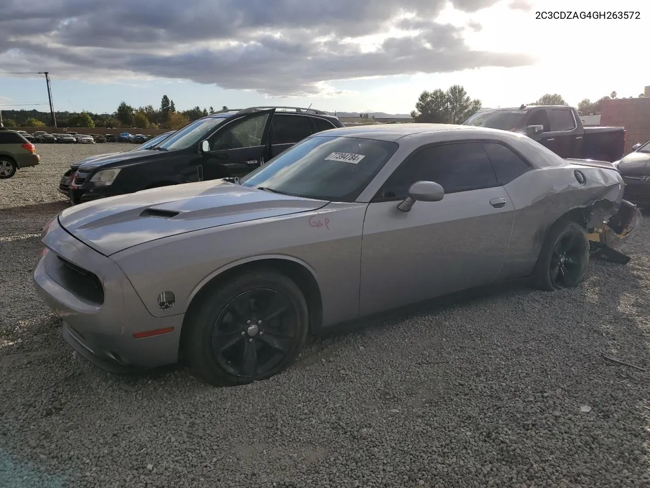 2016 Dodge Challenger Sxt VIN: 2C3CDZAG4GH263572 Lot: 77394784