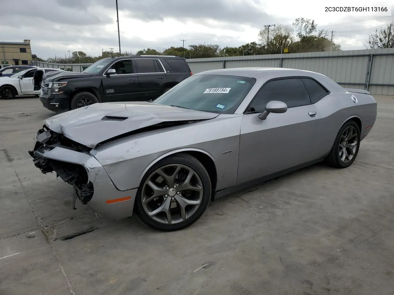 2016 Dodge Challenger R/T VIN: 2C3CDZBT6GH113166 Lot: 78169734