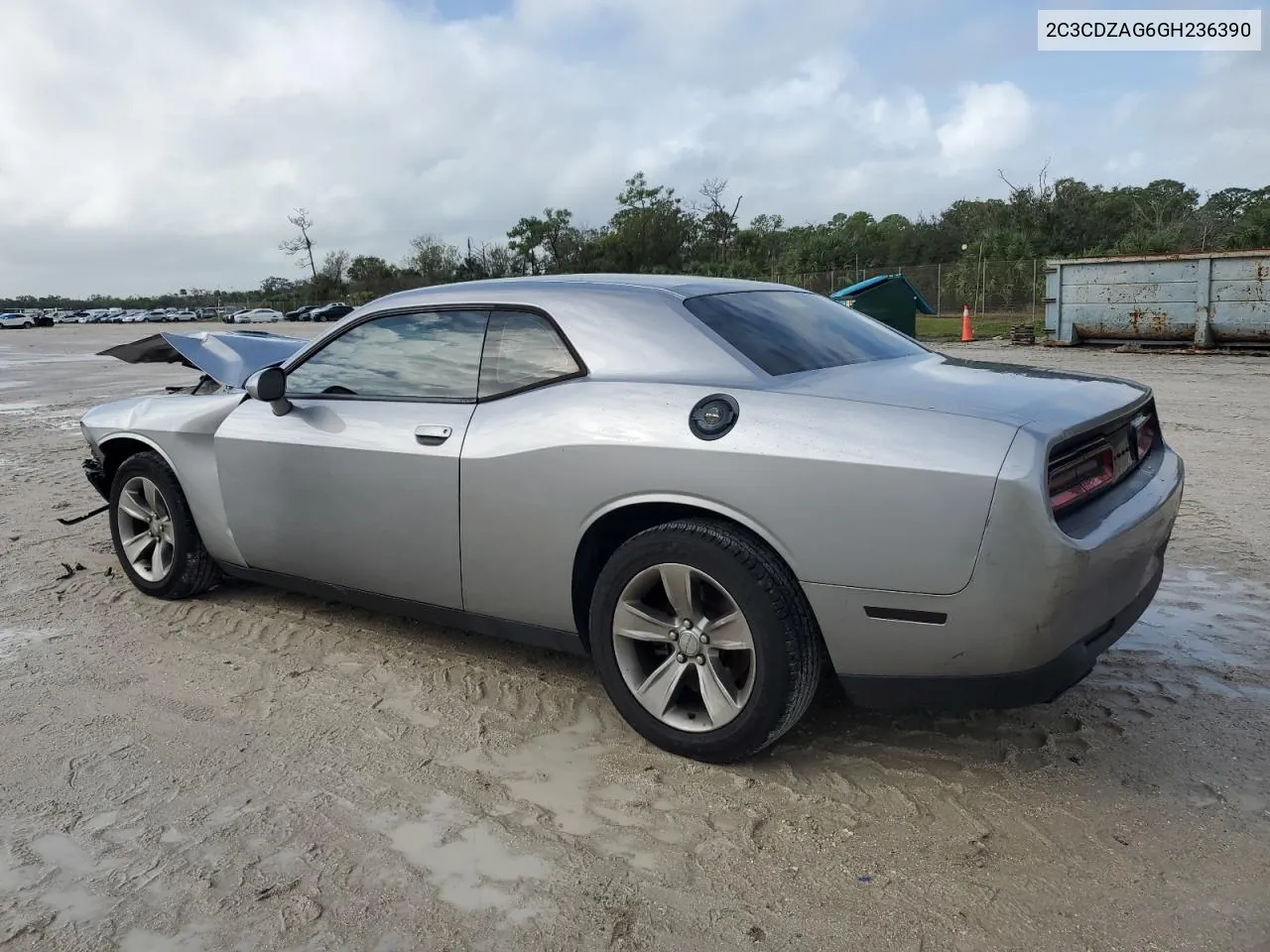 2016 Dodge Challenger Sxt VIN: 2C3CDZAG6GH236390 Lot: 79238394