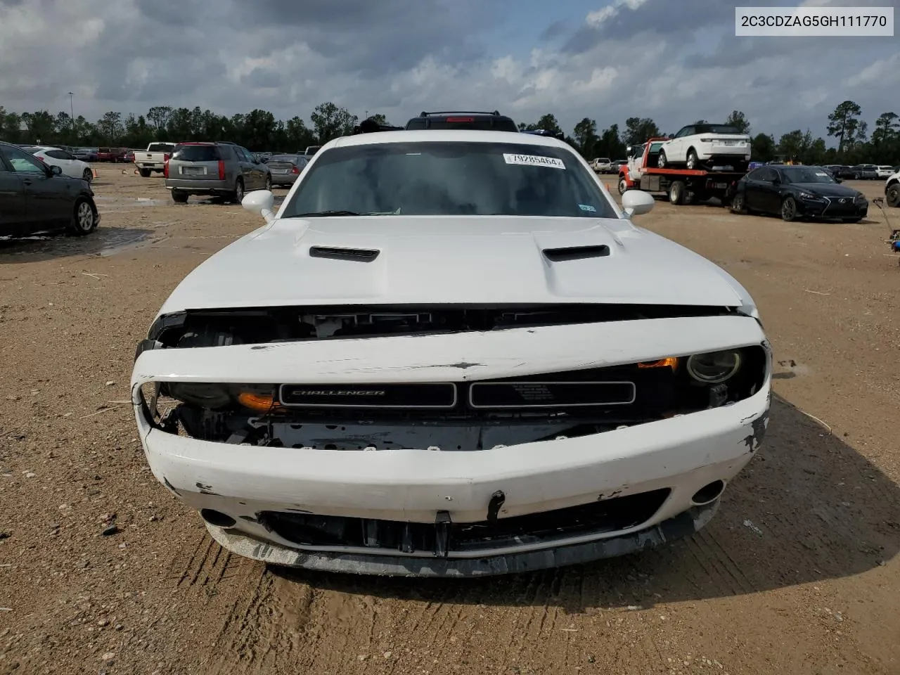 2016 Dodge Challenger Sxt VIN: 2C3CDZAG5GH111770 Lot: 79285464