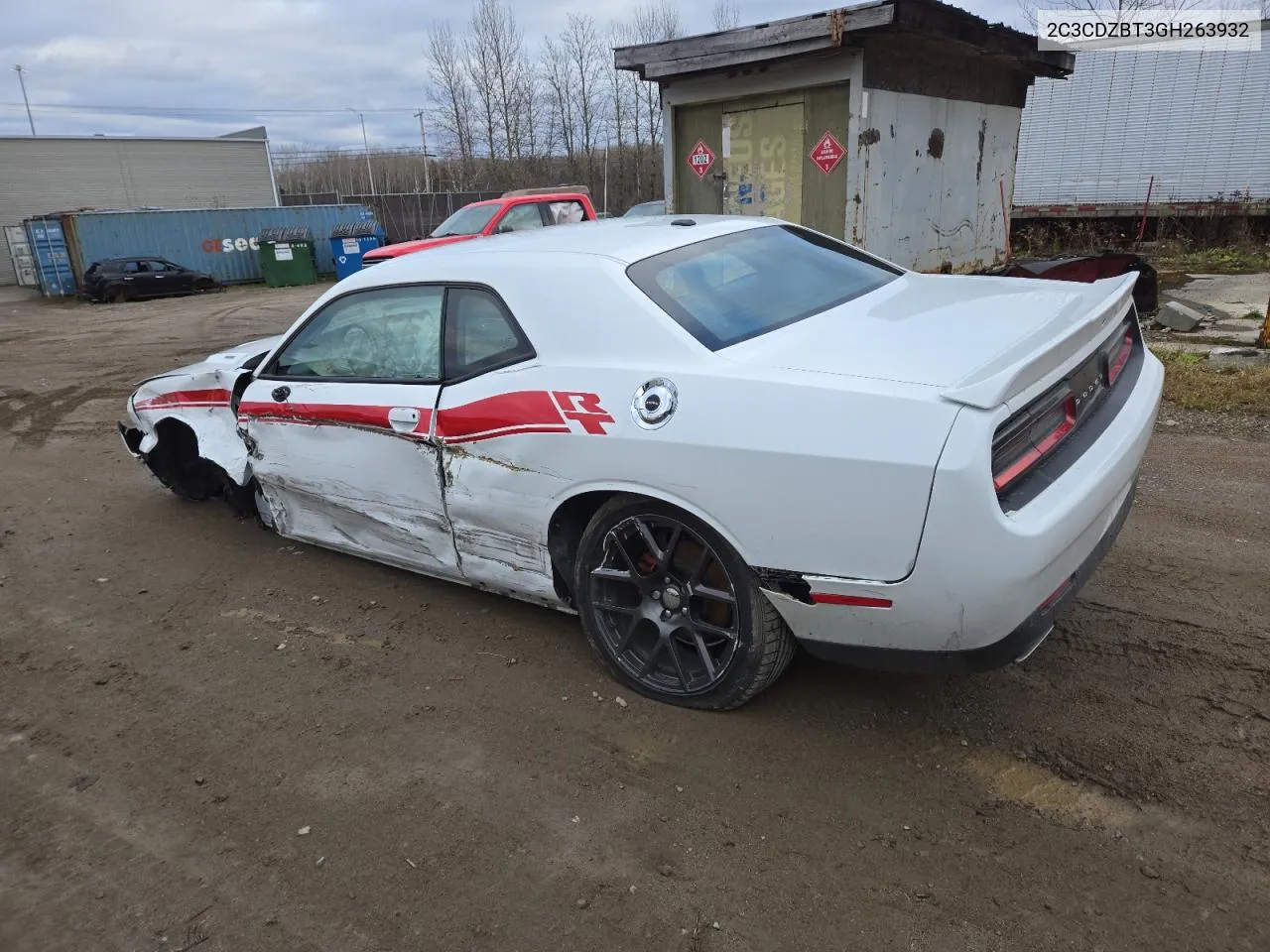 2016 Dodge Challenger R/T VIN: 2C3CDZBT3GH263932 Lot: 79805734