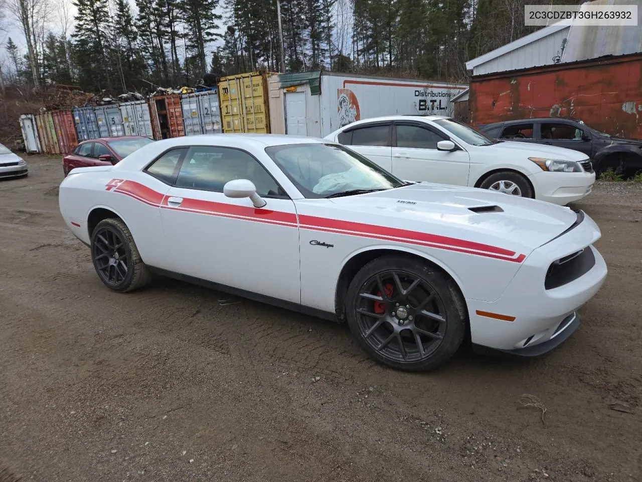 2016 Dodge Challenger R/T VIN: 2C3CDZBT3GH263932 Lot: 79805734