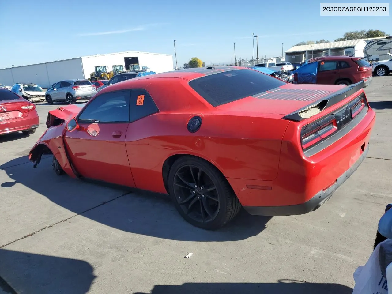 2016 Dodge Challenger Sxt VIN: 2C3CDZAG8GH120253 Lot: 80162604