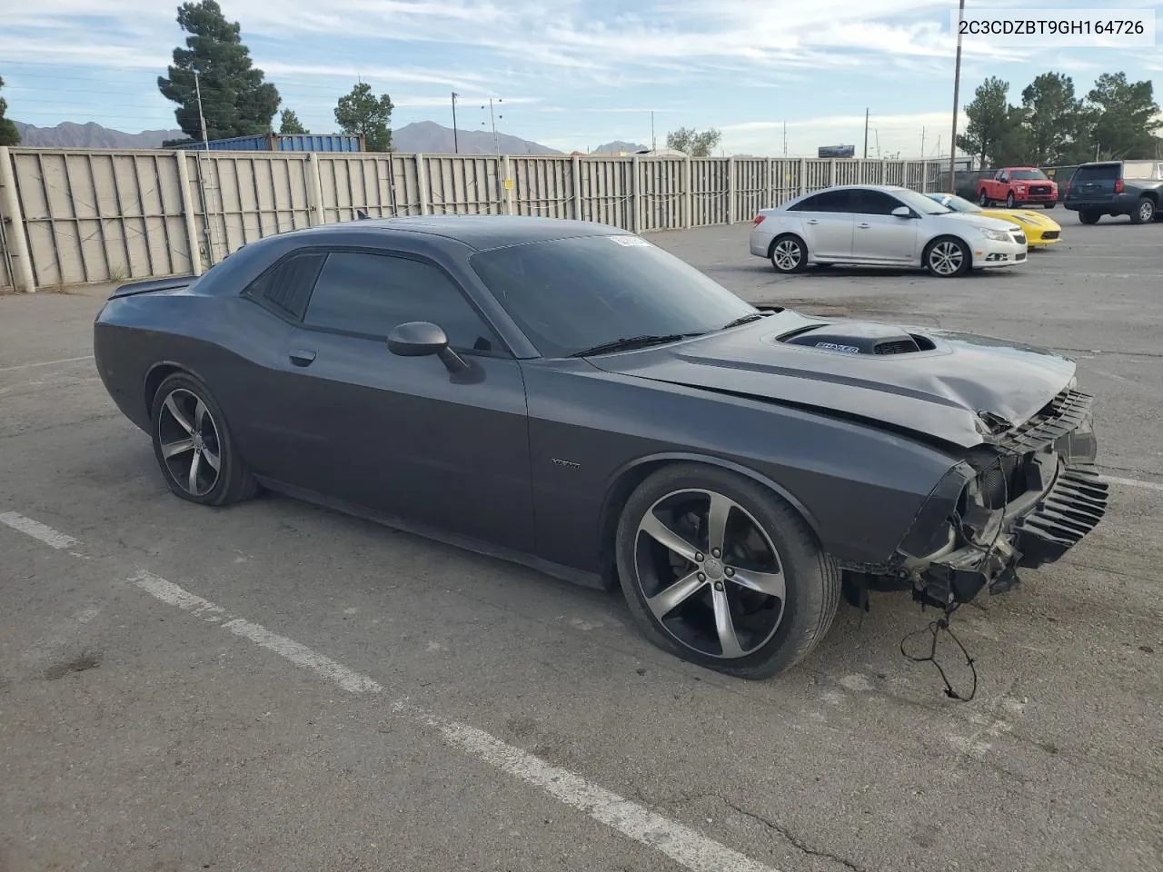 2016 Dodge Challenger R/T VIN: 2C3CDZBT9GH164726 Lot: 80168964