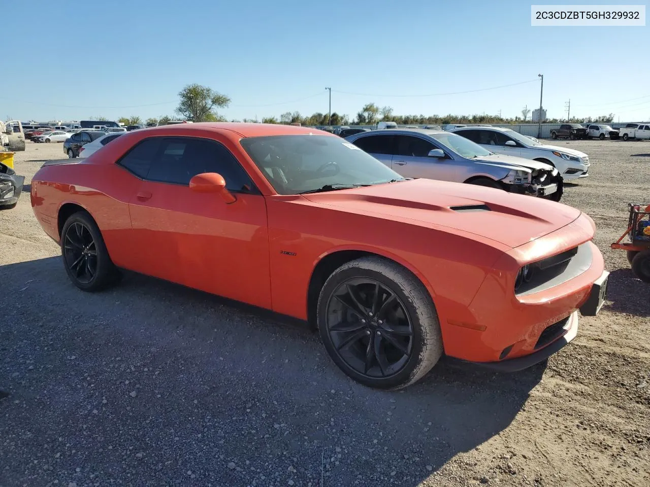 2016 Dodge Challenger R/T VIN: 2C3CDZBT5GH329932 Lot: 80947374