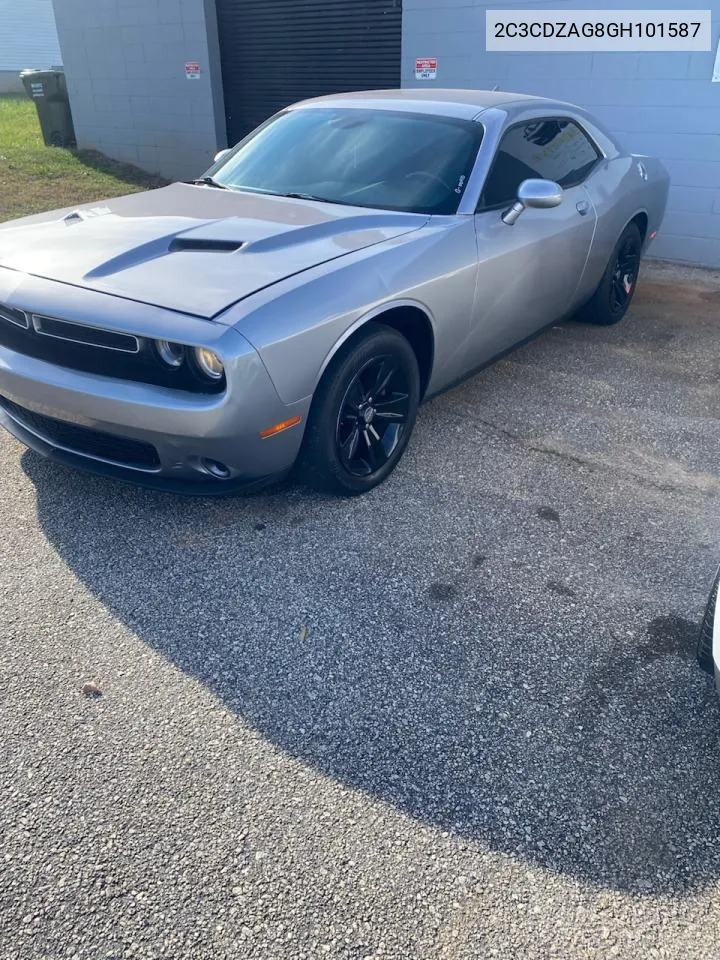 2016 Dodge Challenger Sxt VIN: 2C3CDZAG8GH101587 Lot: 81368544