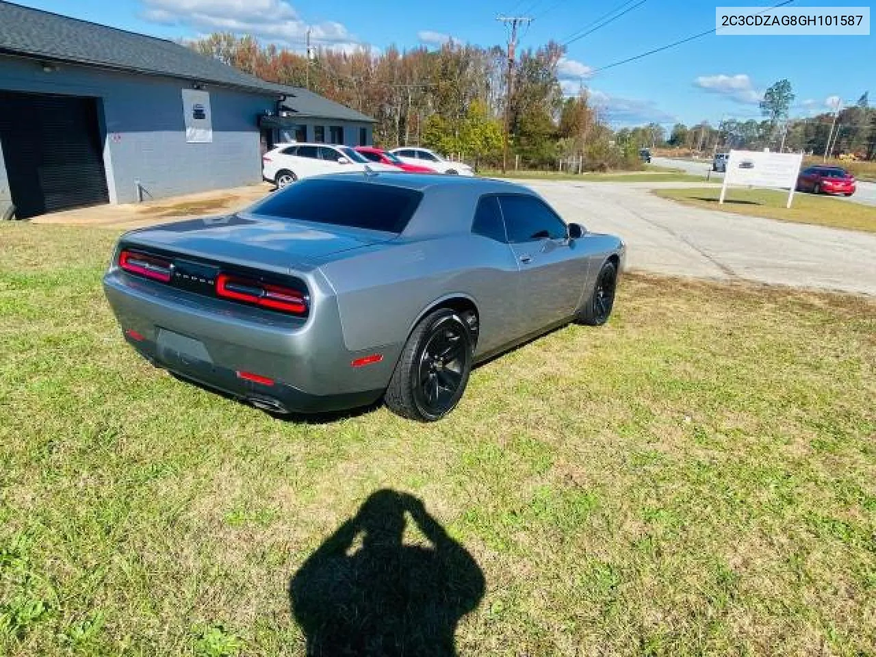 2016 Dodge Challenger Sxt VIN: 2C3CDZAG8GH101587 Lot: 81368544