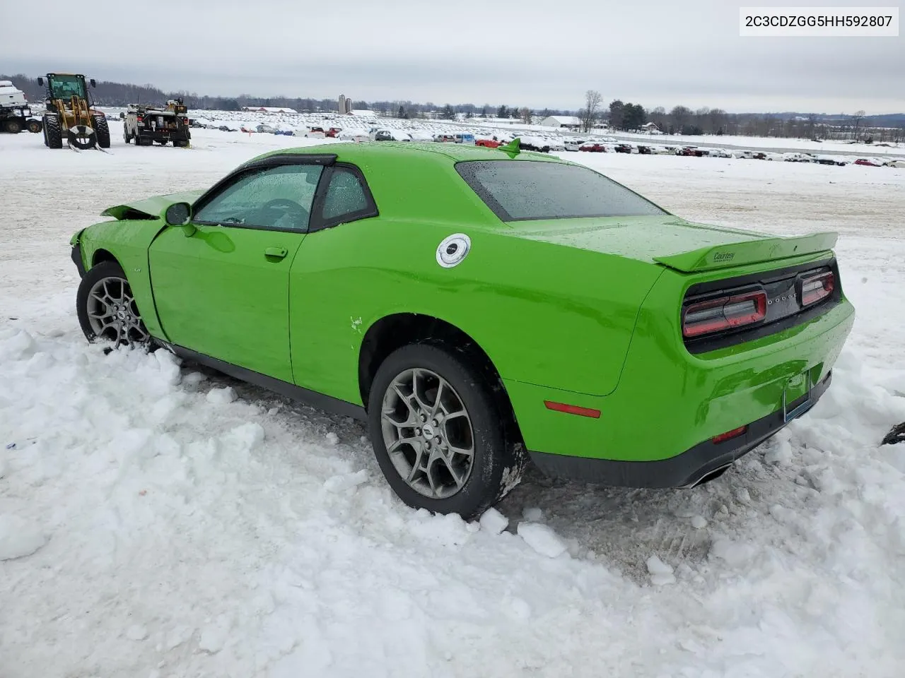 2017 Dodge Challenger Gt VIN: 2C3CDZGG5HH592807 Lot: 38800094