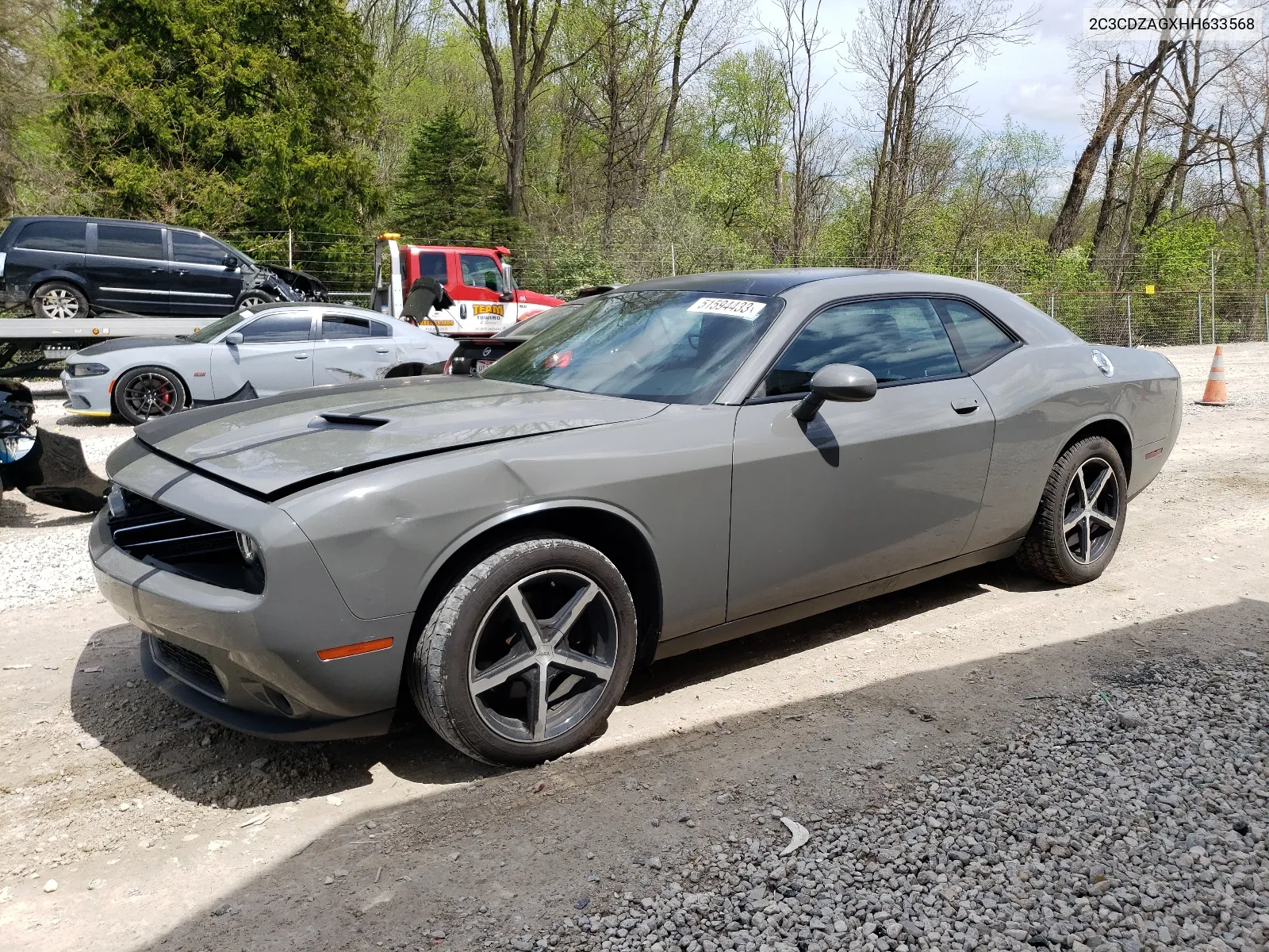 2017 Dodge Challenger Sxt VIN: 2C3CDZAGXHH633568 Lot: 51594433