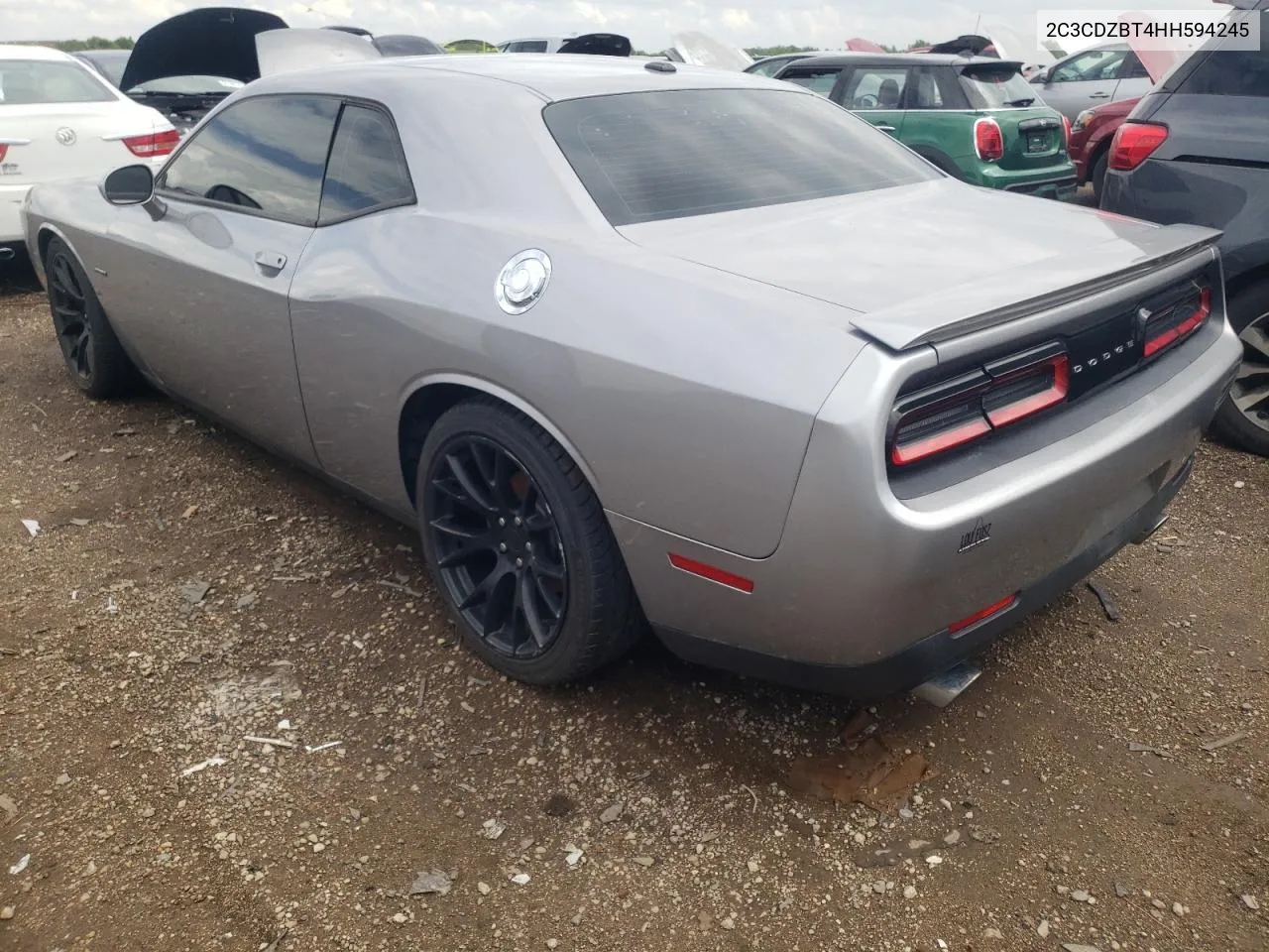 2C3CDZBT4HH594245 2017 Dodge Challenger R/T