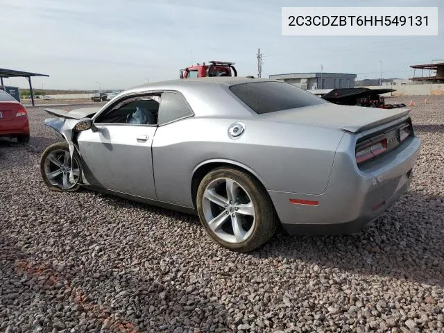 2017 Dodge Challenger R/T VIN: 2C3CDZBT6HH549131 Lot: 55470144