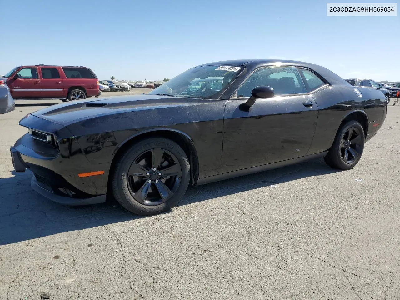 2017 Dodge Challenger Sxt VIN: 2C3CDZAG9HH569054 Lot: 56683894