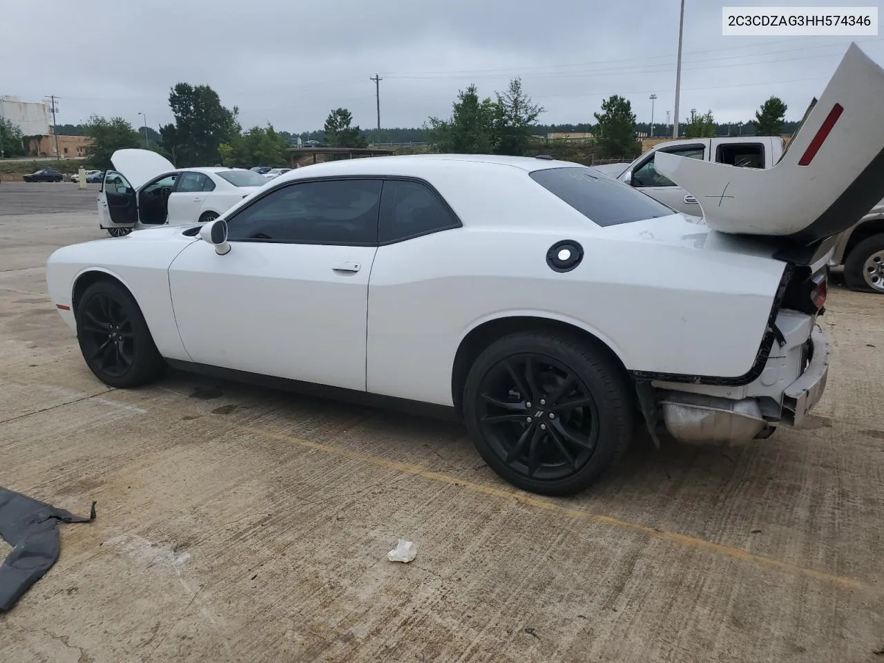 2017 Dodge Challenger Sxt VIN: 2C3CDZAG3HH574346 Lot: 60250994