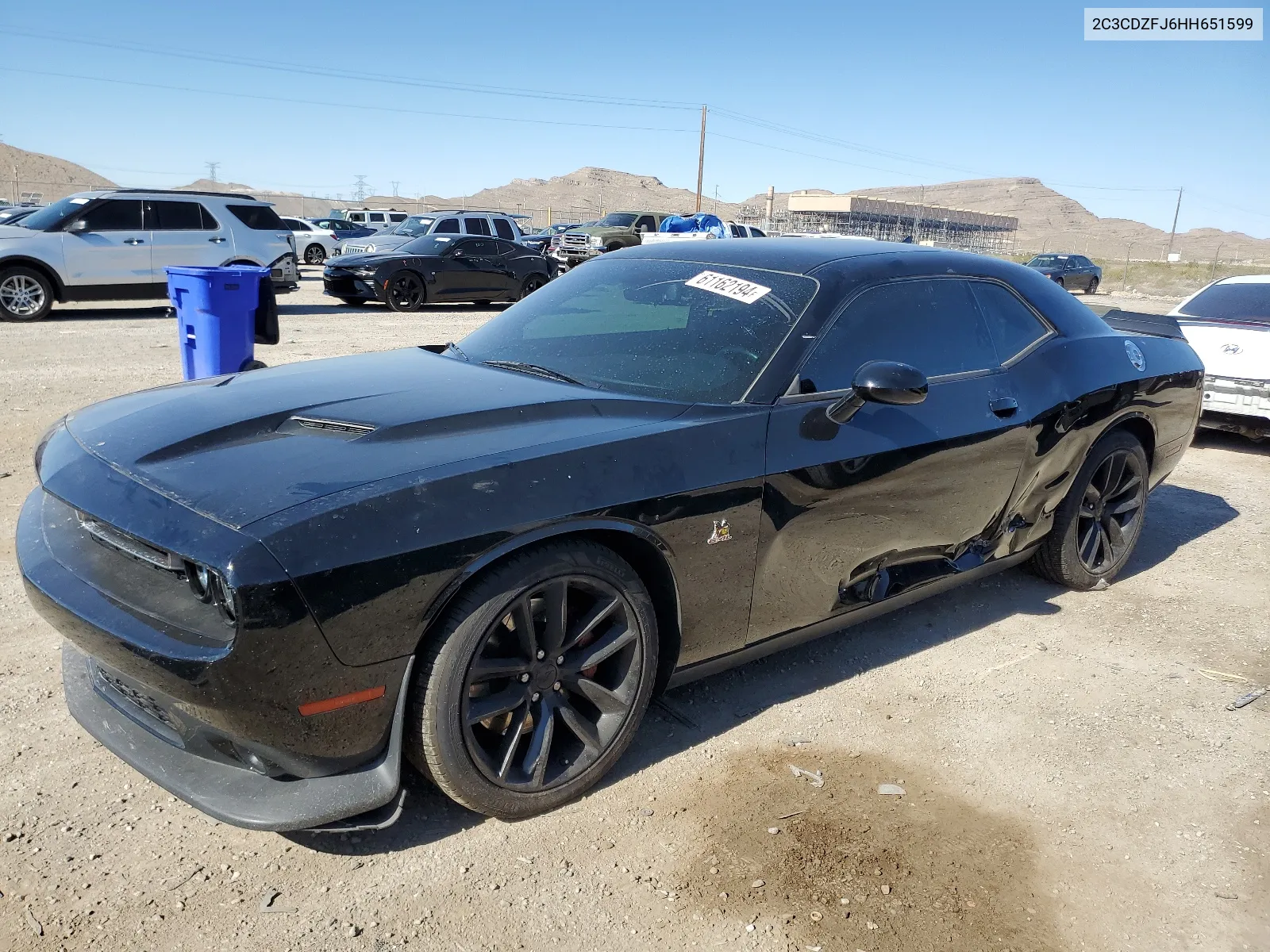 2017 Dodge Challenger R/T 392 VIN: 2C3CDZFJ6HH651599 Lot: 61162194