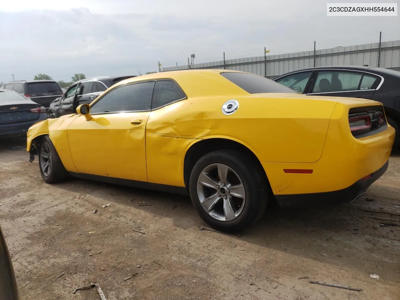 2017 Dodge Challenger Sxt VIN: 2C3CDZAGXHH554644 Lot: 61895314