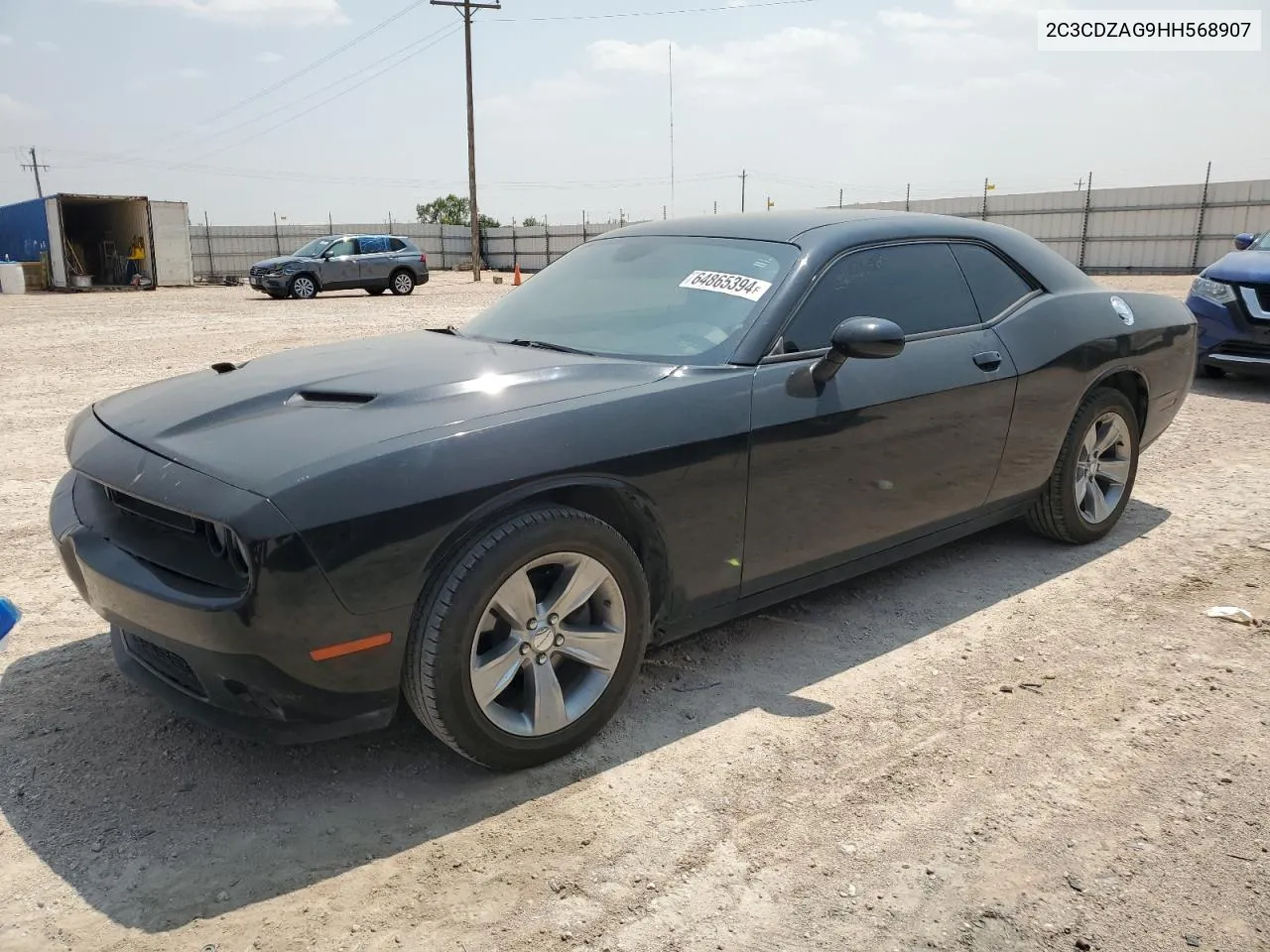 2C3CDZAG9HH568907 2017 Dodge Challenger Sxt