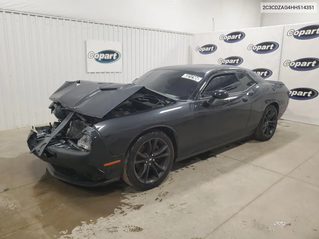 2017 Dodge Challenger Sxt VIN: 2C3CDZAG4HH514351 Lot: 65212184