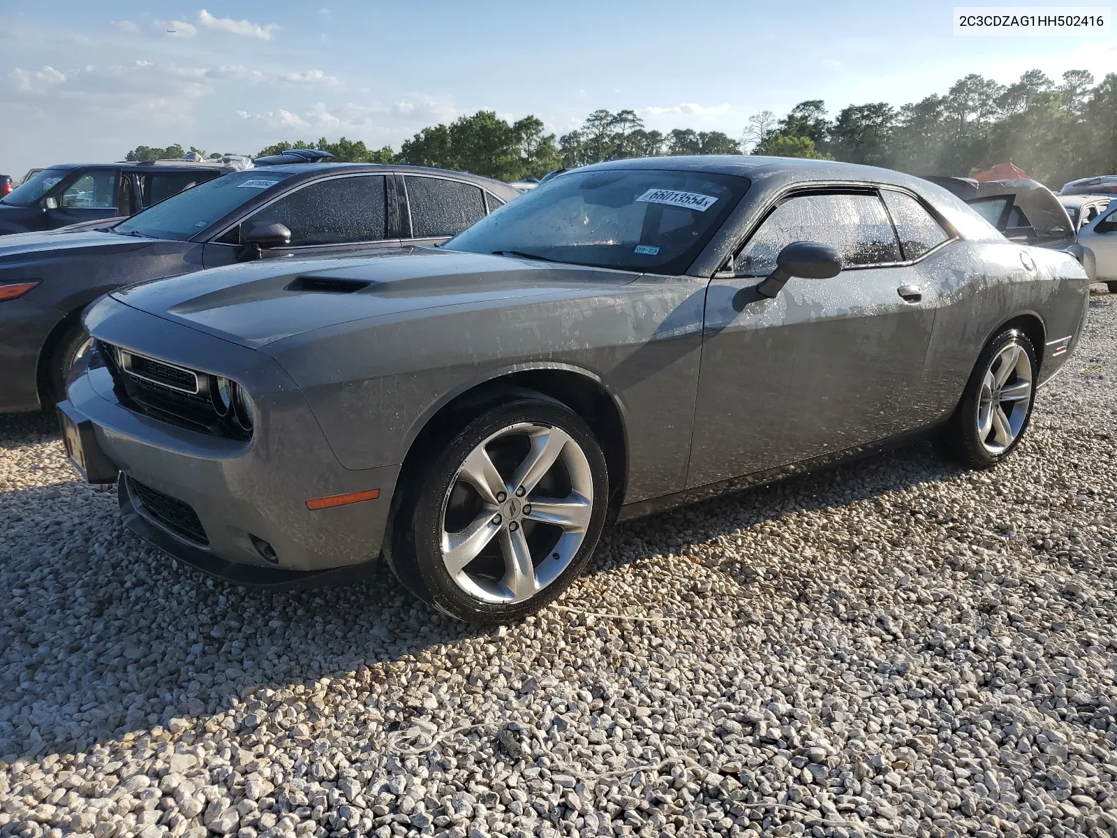 2017 Dodge Challenger Sxt VIN: 2C3CDZAG1HH502416 Lot: 66013554