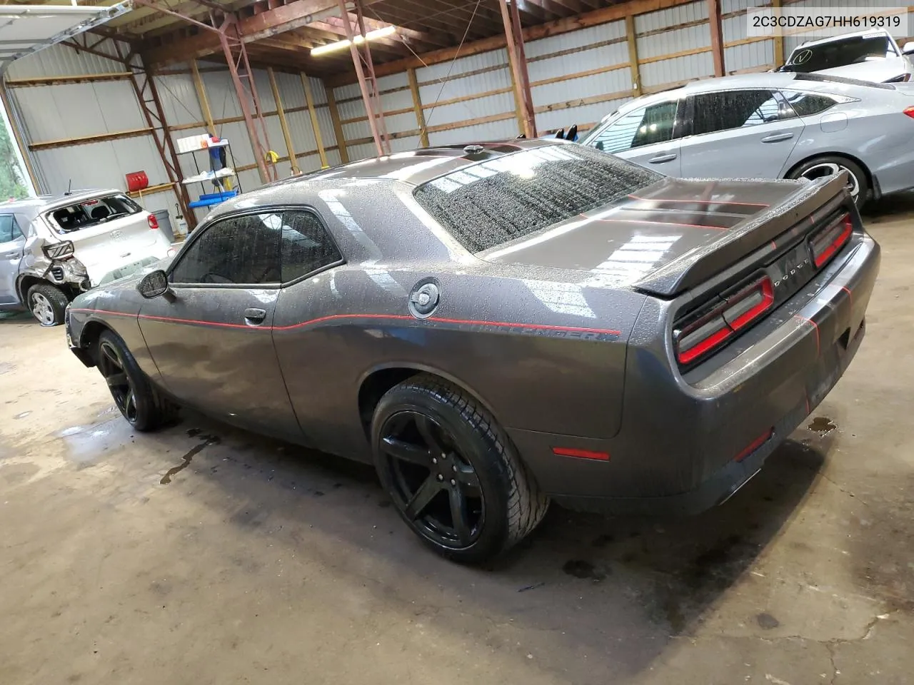 2017 Dodge Challenger Sxt VIN: 2C3CDZAG7HH619319 Lot: 66575794