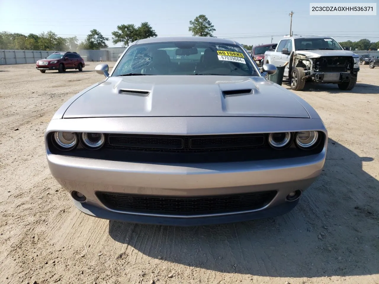 2017 Dodge Challenger Sxt VIN: 2C3CDZAGXHH536371 Lot: 67039684