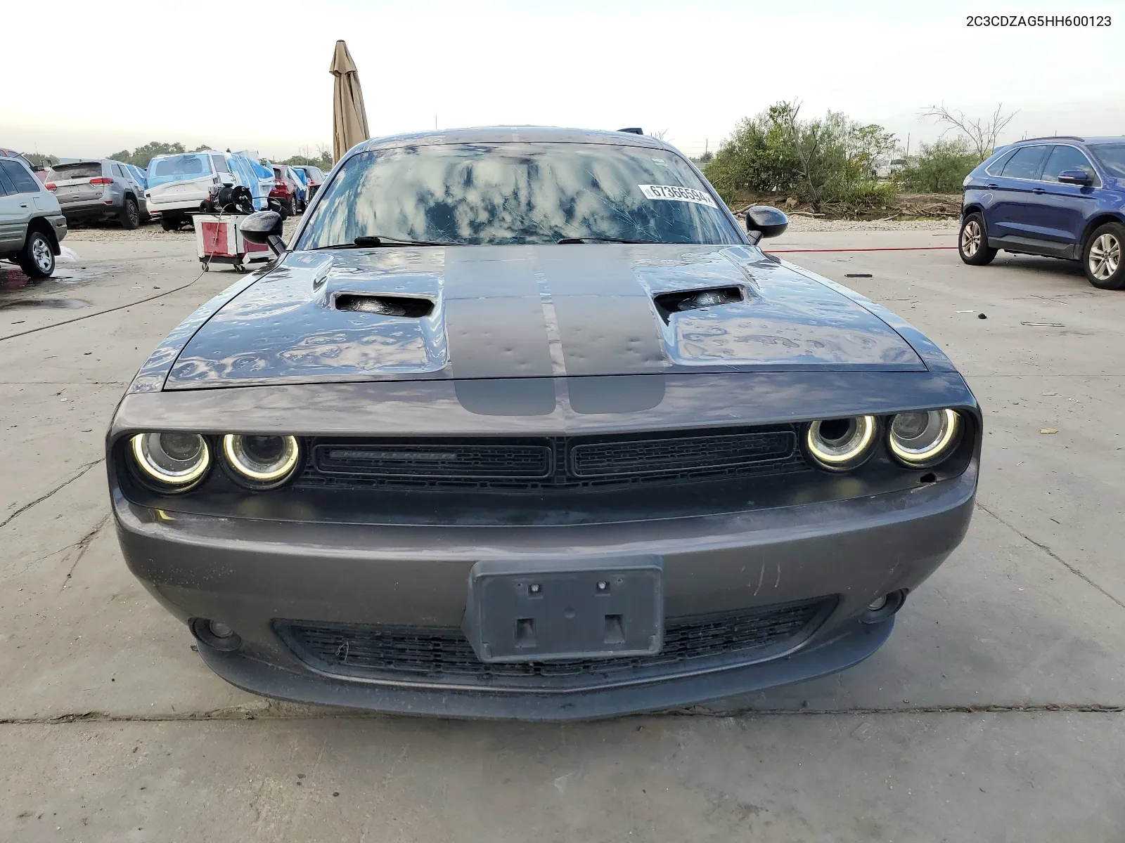 2017 Dodge Challenger Sxt VIN: 2C3CDZAG5HH600123 Lot: 67366594