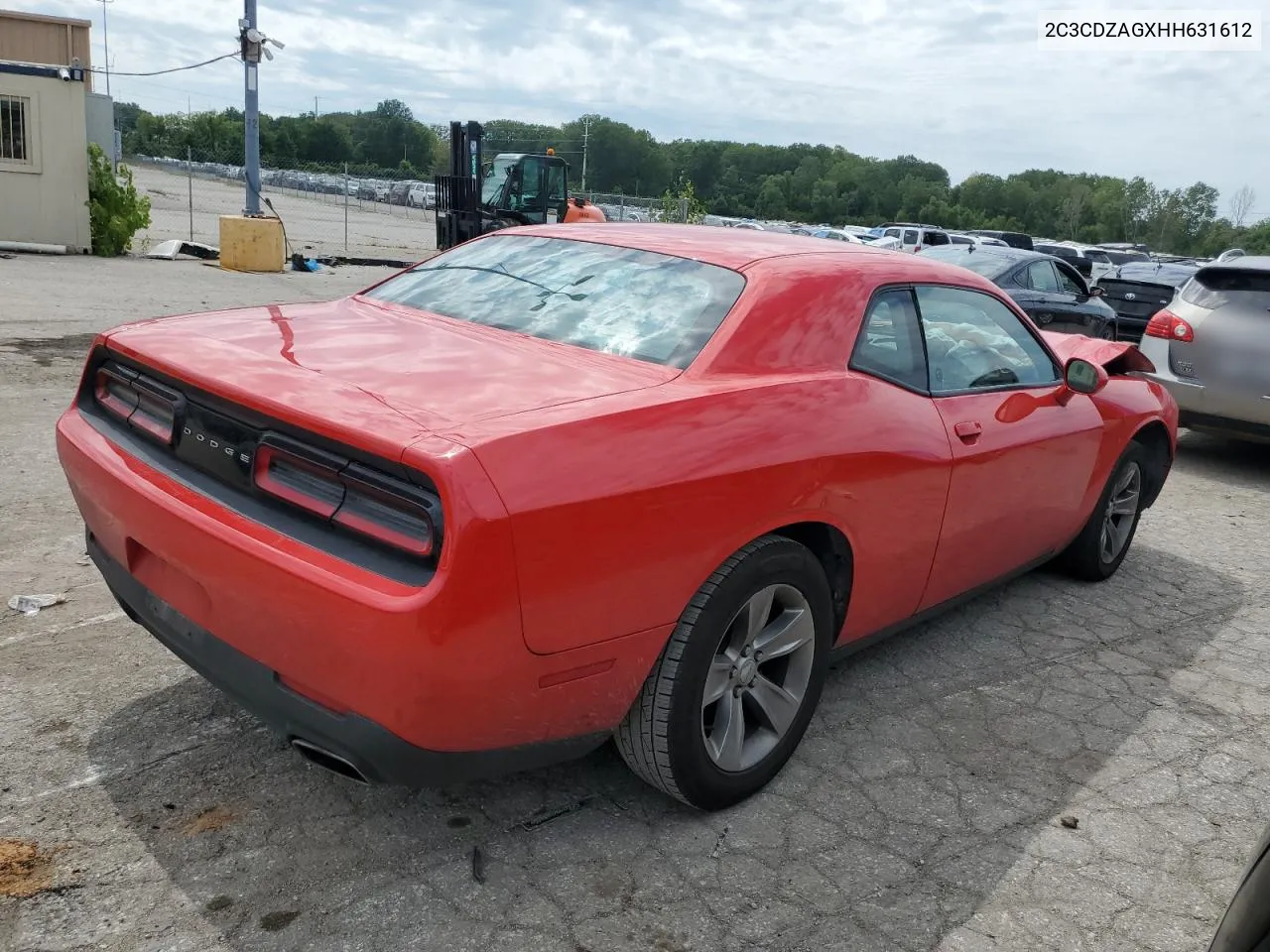 2017 Dodge Challenger Sxt VIN: 2C3CDZAGXHH631612 Lot: 67388554