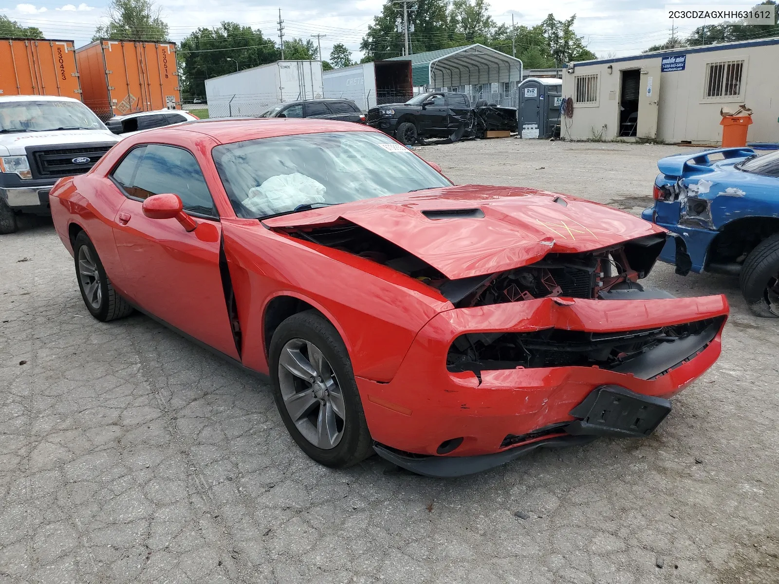 2017 Dodge Challenger Sxt VIN: 2C3CDZAGXHH631612 Lot: 67388554