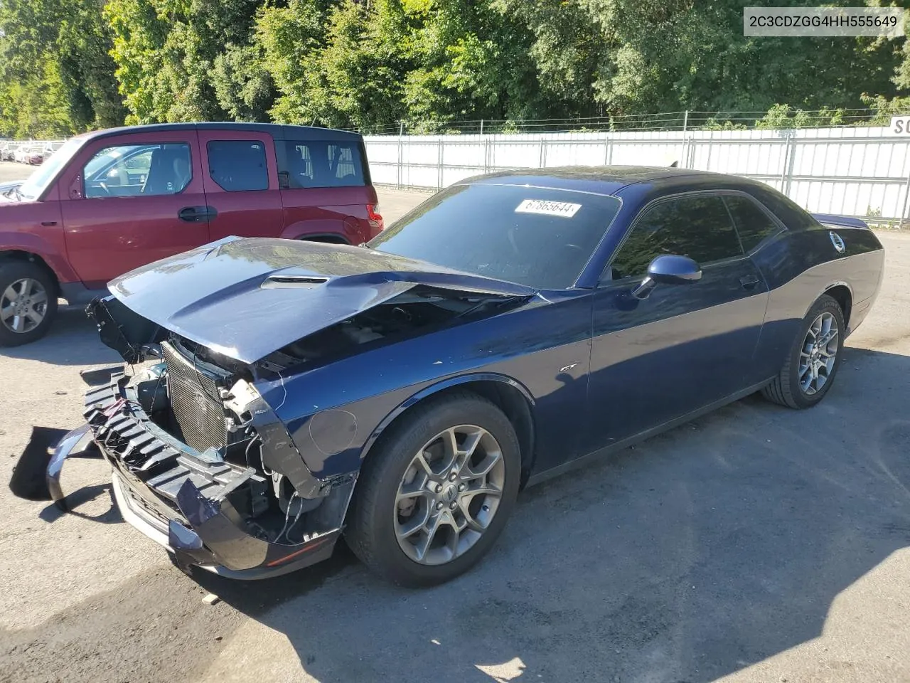 2C3CDZGG4HH555649 2017 Dodge Challenger Gt