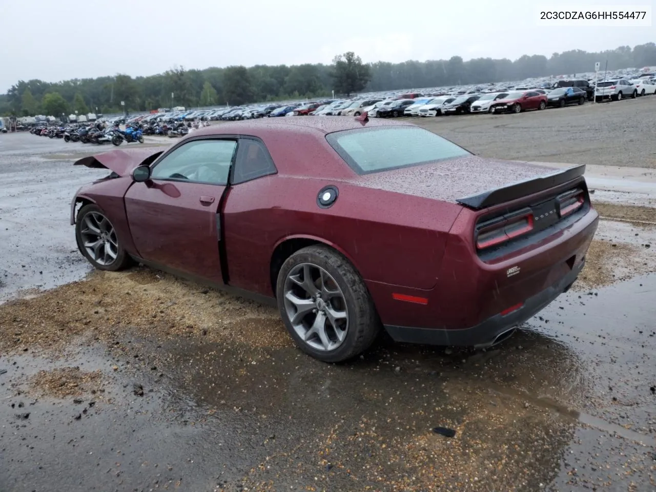 2017 Dodge Challenger Sxt VIN: 2C3CDZAG6HH554477 Lot: 68709234