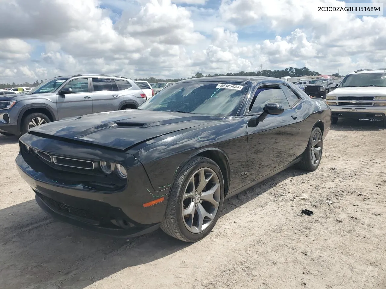 2017 Dodge Challenger Sxt VIN: 2C3CDZAG8HH516894 Lot: 68805634